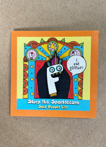 Slurp the Sparklecorn Pin